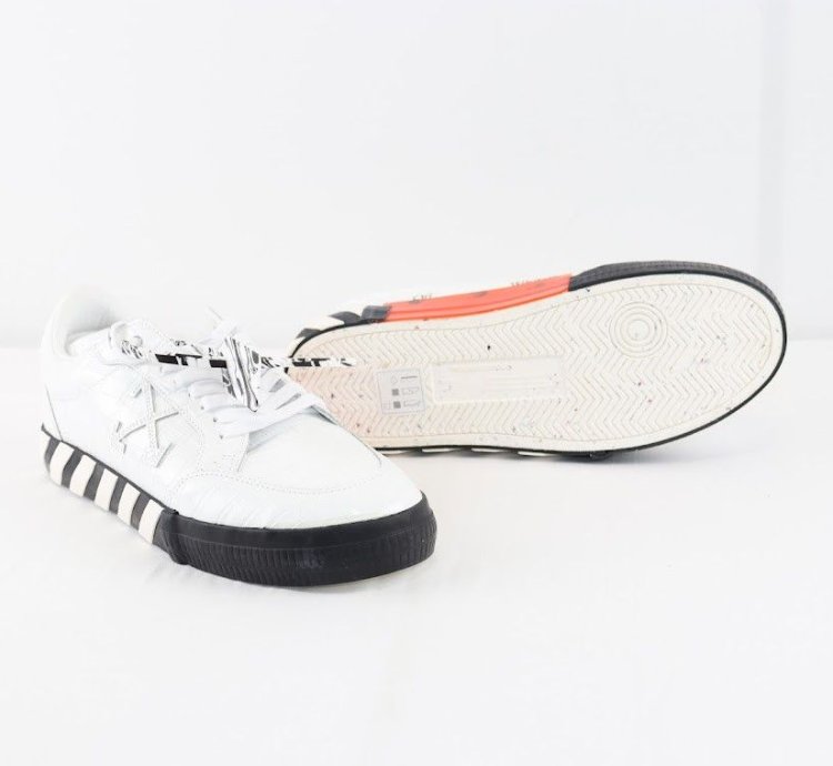 O1rshd1 New Low Vulcanized Sneaker In White Beige