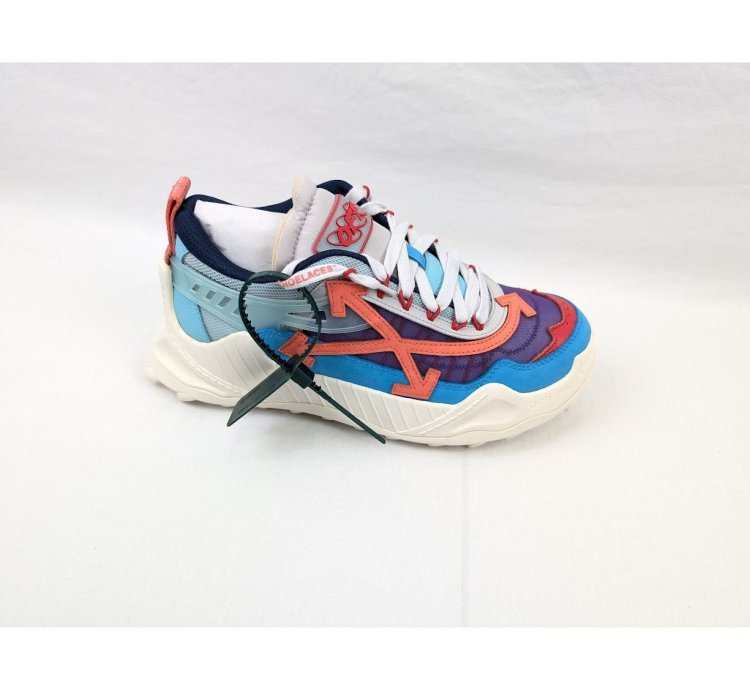 O1rshd1 Odsy 1000 Combo Sneakers In Off White Coral Red