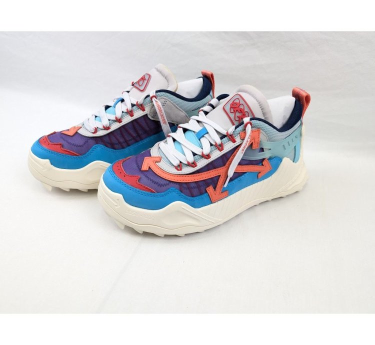 O1rshd1 Odsy 1000 Combo Sneakers In Off White Coral Red