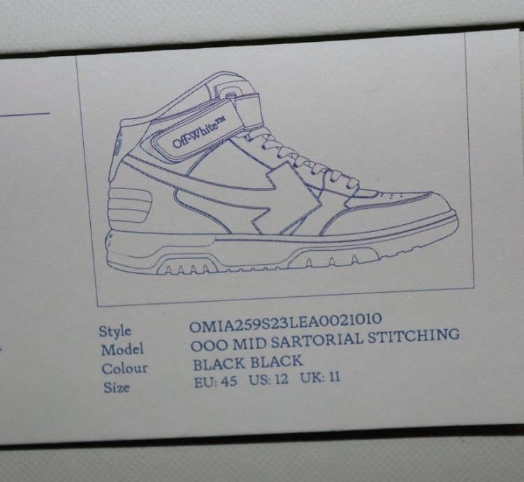 O1rshd1 Ooo Mid Sartorial Stitching Sneakers In Black