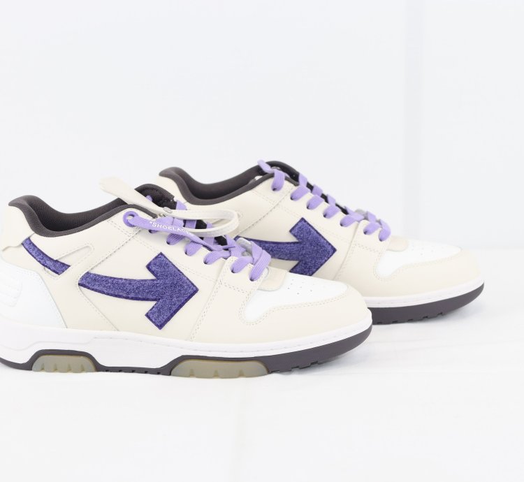 O1rshd1 Out Of Office Sneakers In Cream White Purple