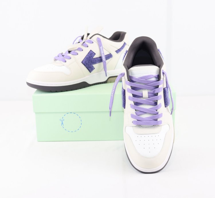 O1rshd1 Out Of Office Sneakers In Cream White Purple
