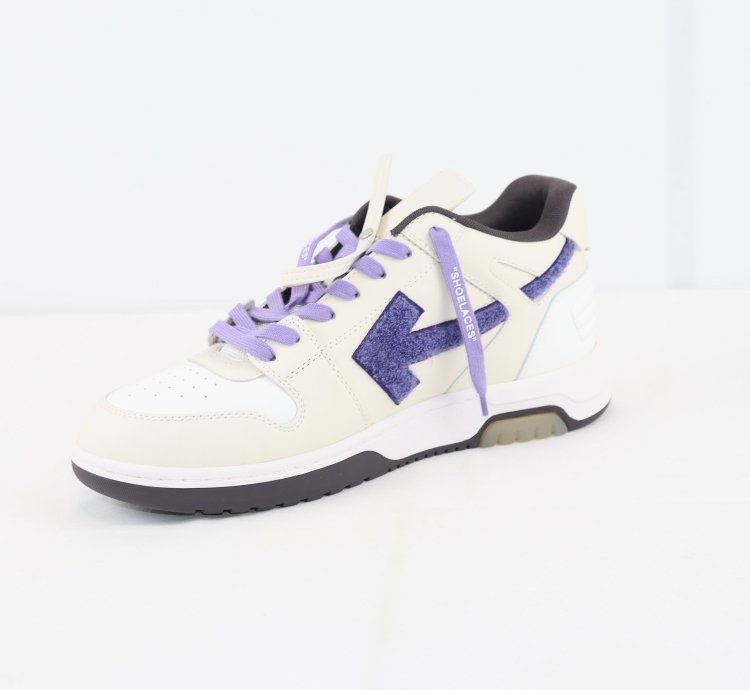 O1rshd1 Out Of Office Sneakers In Cream White Purple