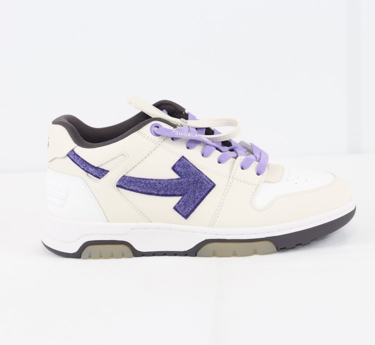 O1rshd1 Out Of Office Sneakers In Cream White Purple