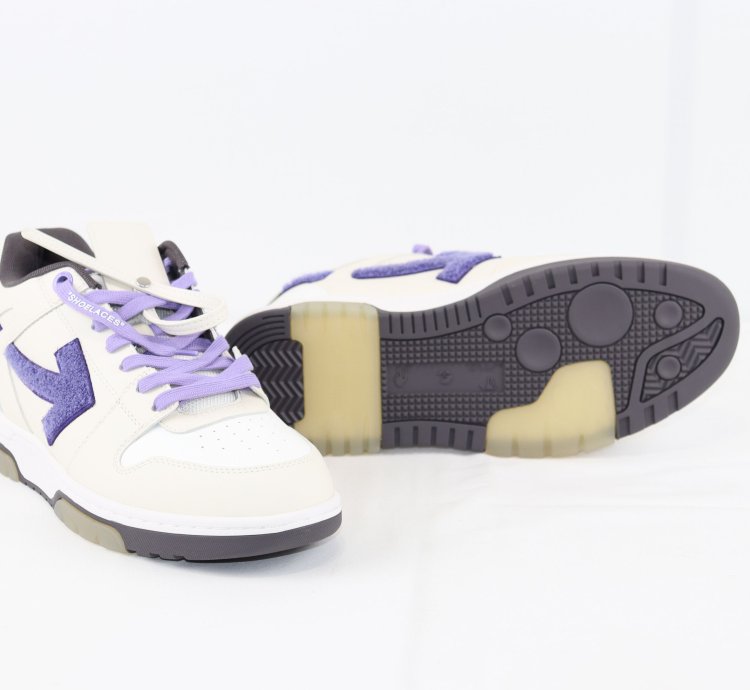O1rshd1 Out Of Office Sneakers In Cream White Purple