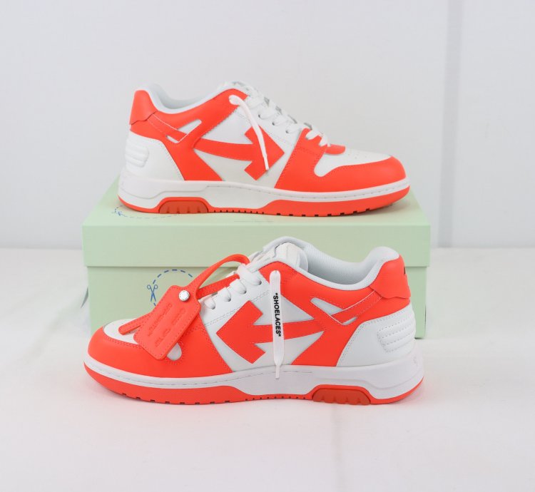 O1rshd1 Out Of Office Sneakers In Fluo Orange White