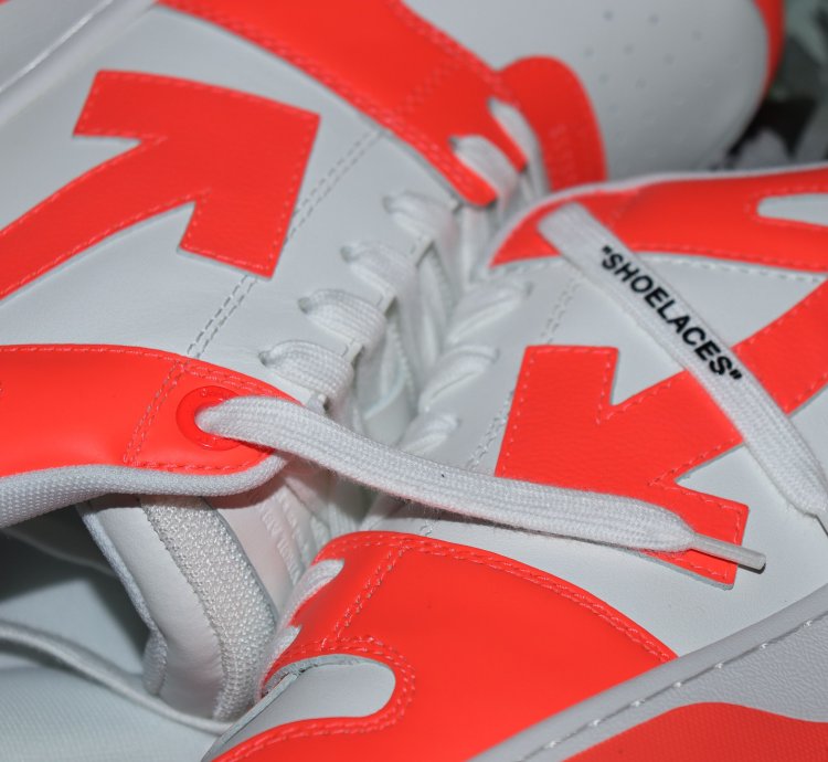 O1rshd1 Out Of Office Sneakers In Fluo Orange White