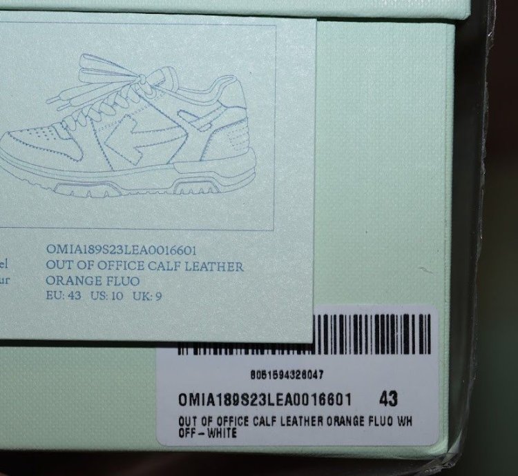 O1rshd1 Out Of Office Sneakers In Fluo Orange White