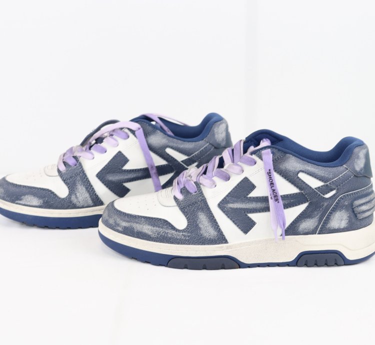 O1rshd1 Out Of Office Sneakers In Vintage Navy Leather