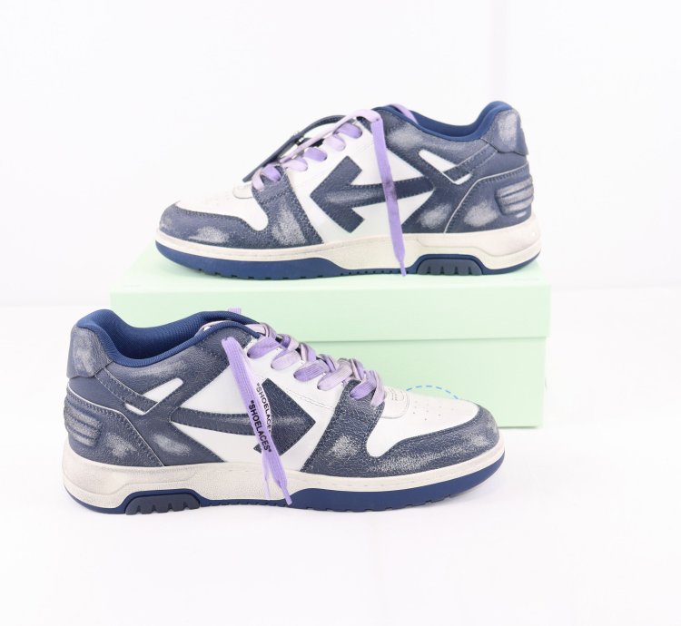 O1rshd1 Out Of Office Sneakers In Vintage Navy Leather