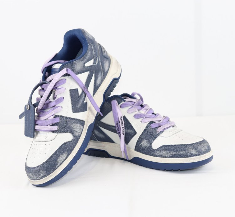 O1rshd1 Out Of Office Sneakers In Vintage Navy Leather