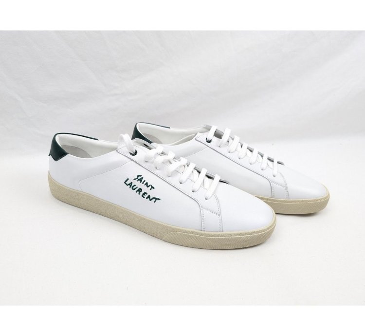 O1rshd1 Sl06 Signa Low-top Sneakers In Blanc Op Dark Basil
