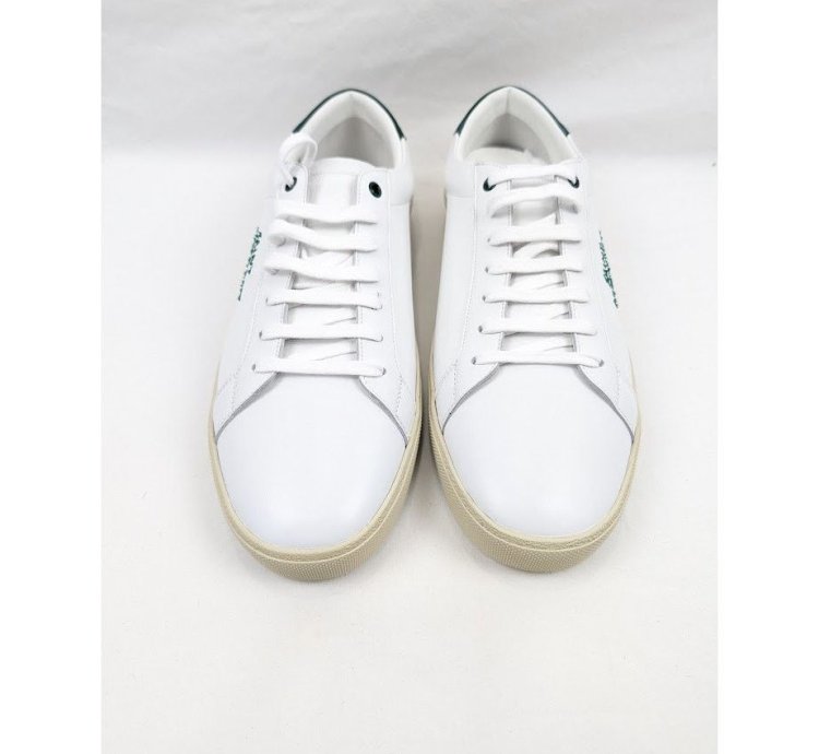 O1rshd1 Sl06 Signa Low-top Sneakers In Blanc Op Dark Basil