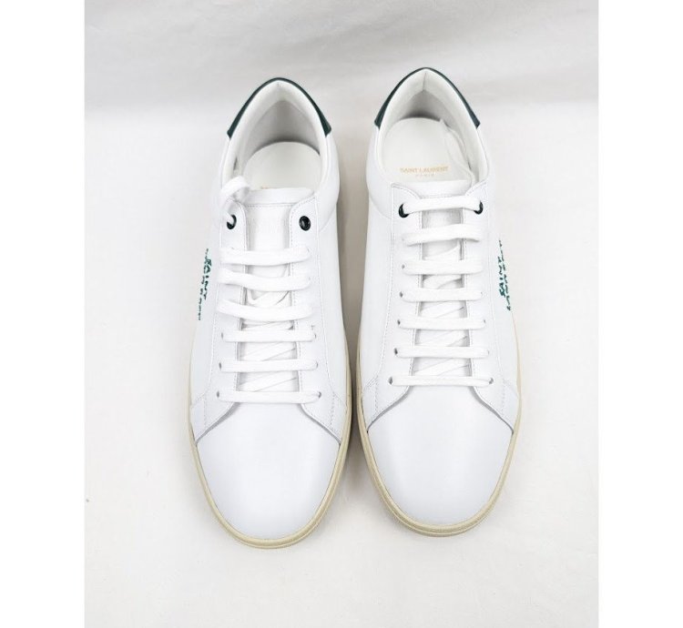 O1rshd1 Sl06 Signa Low-top Sneakers In Blanc Op Dark Basil