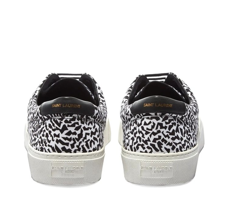 O1s1wg110823 Venice Low Sneakers In Black White Print