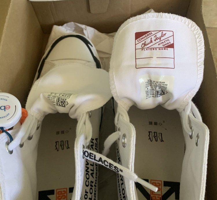 Off White Converse Ebay Verified
