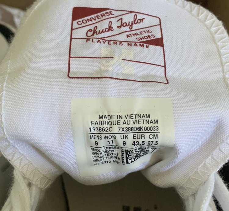 Off White Converse Ebay Verified