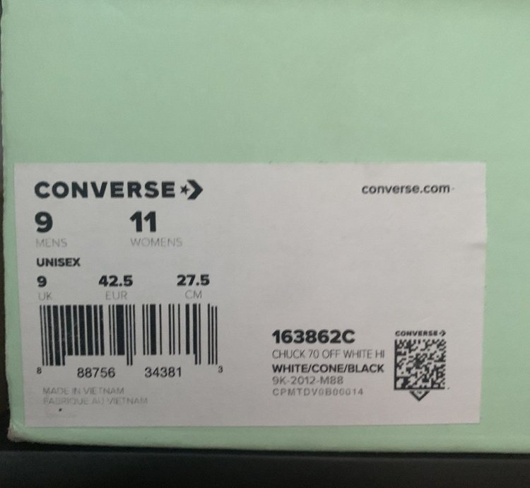 Off White Converse Ebay Verified