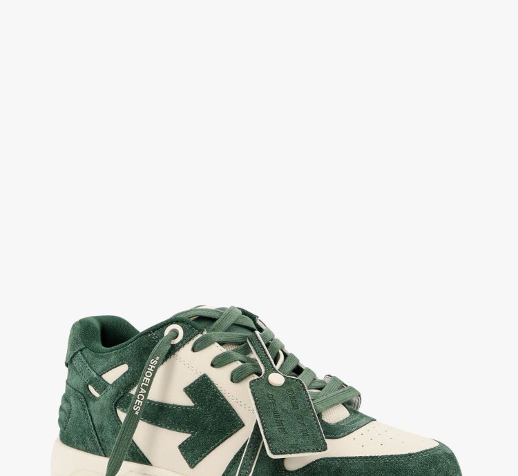 Off White Green Sneakers
