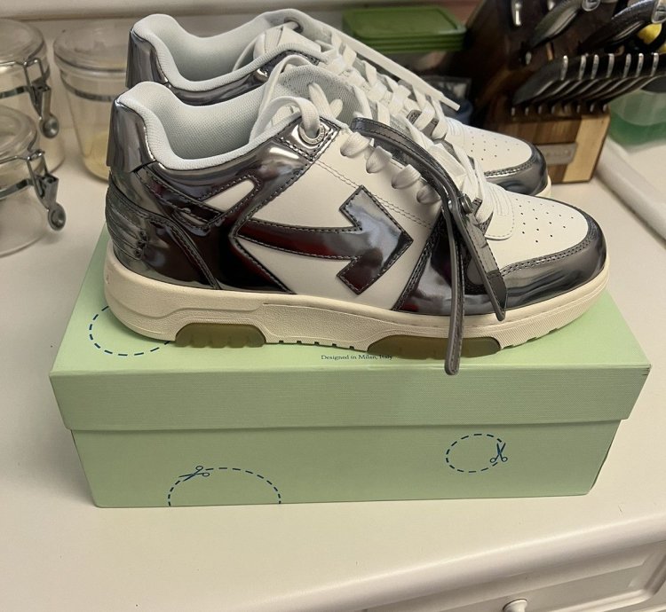 Off White Mirror Sneakers