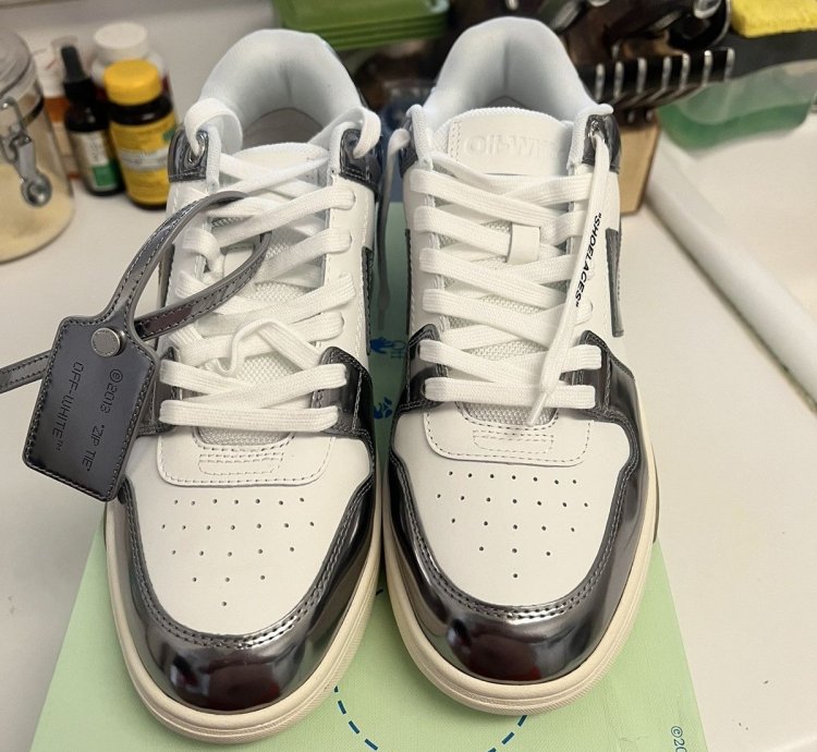 Off White Mirror Sneakers
