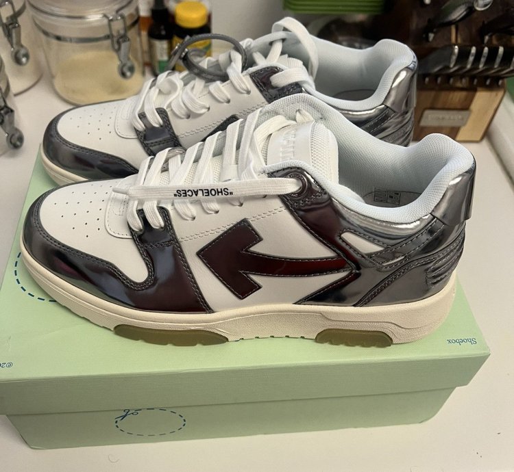 Off White Mirror Sneakers