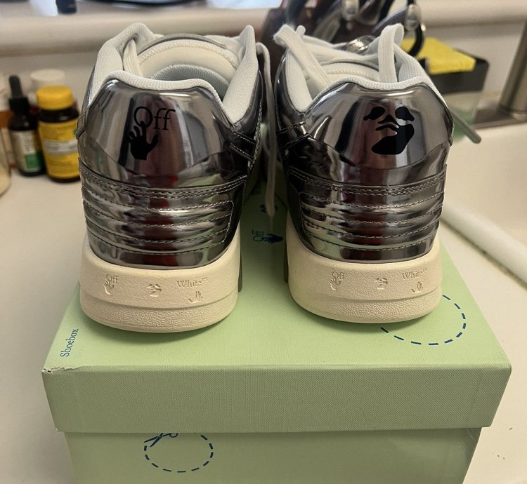 Off White Mirror Sneakers