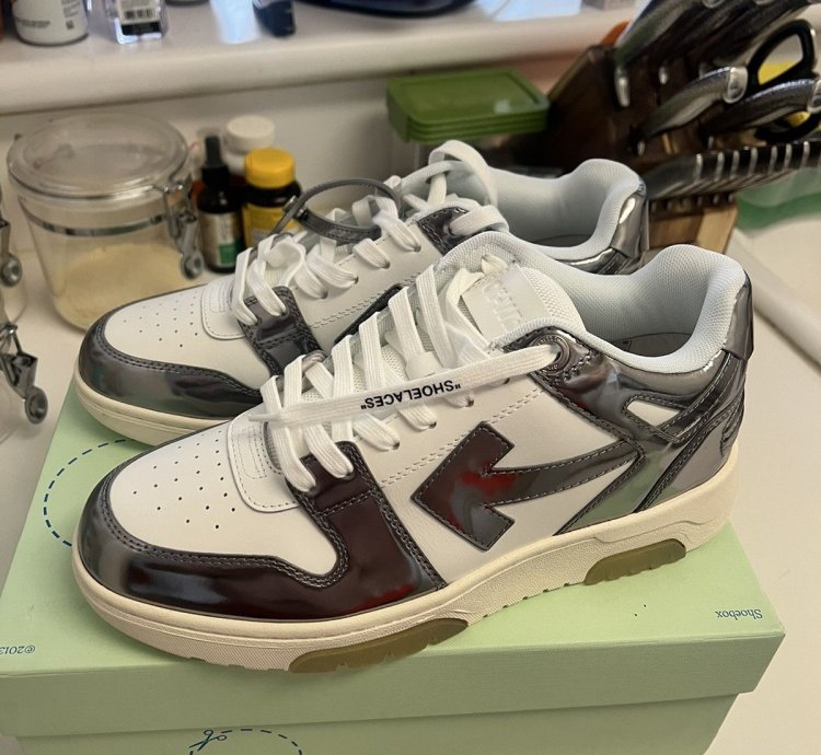 Off White Mirror Sneakers