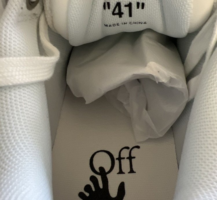 Off White Mirror Sneakers