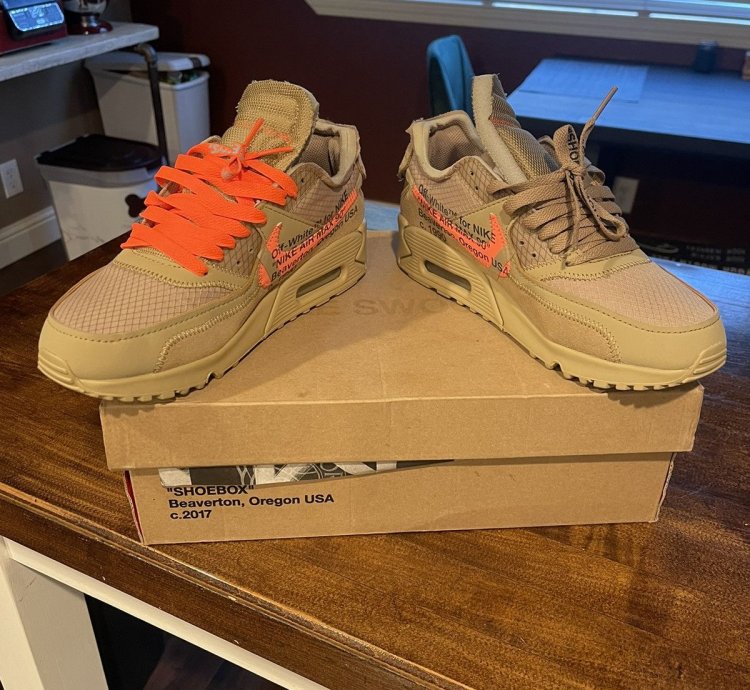 Off White Nike Air Max 90 Desert Ore