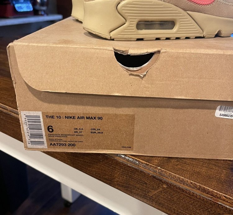 Off White Nike Air Max 90 Desert Ore