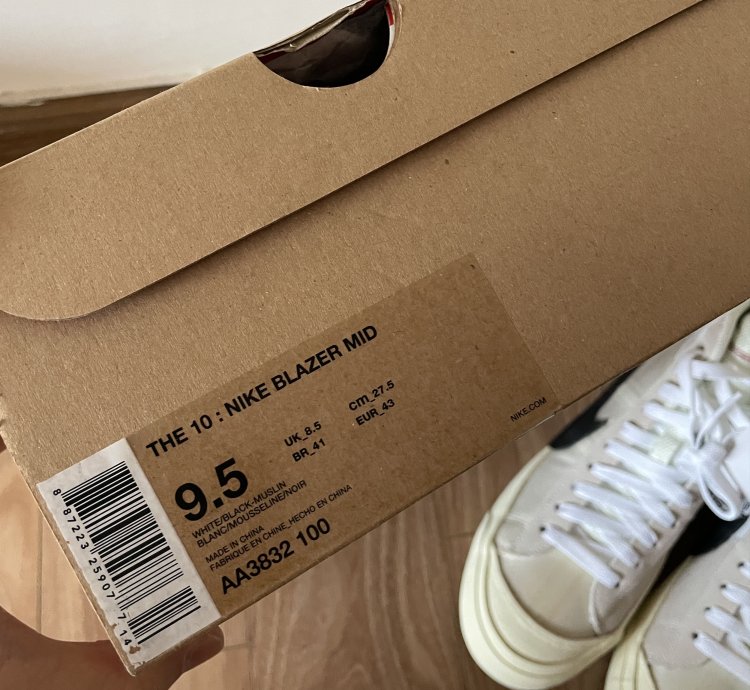 Off White Nike Blazer Mid The Ten