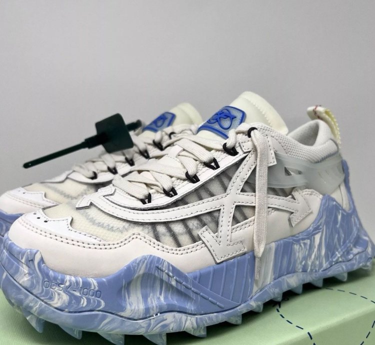 Off White Odsy 1000 White-blue Marble
