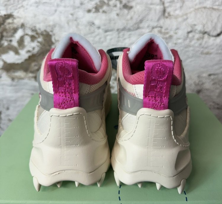 Off White Odsy-1000 Pink White Low Top Sneaker Size 6 5 New