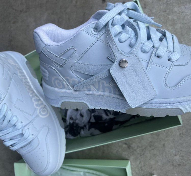 Off White Out Of Office Low Size 41 Pastel Blue