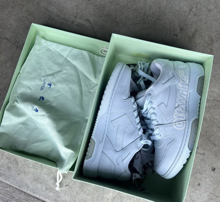 Off White Out Of Office Low Size 41 Pastel Blue