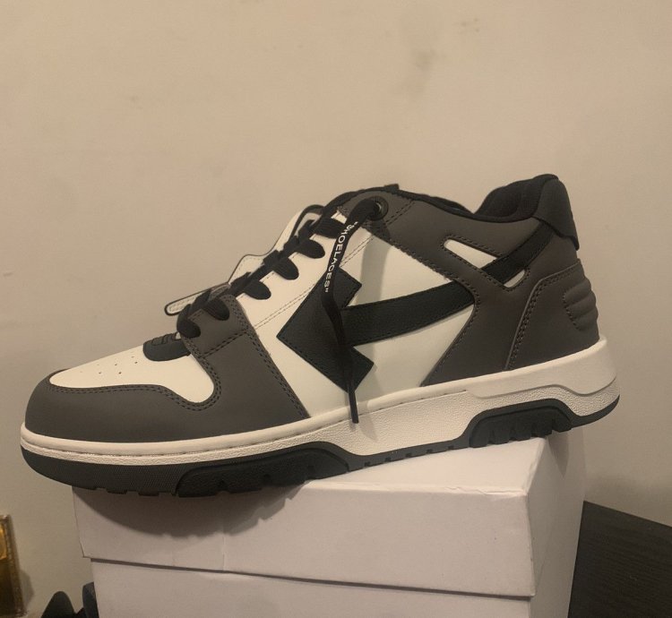 Off White Out Of Office Ooo Low Tops White Black Grey