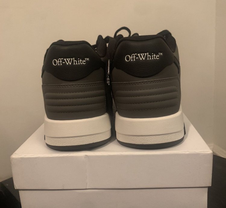 Off White Out Of Office Ooo Low Tops White Black Grey