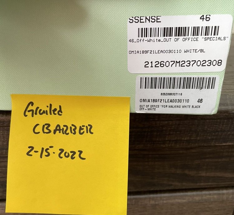 Off White Out Of Office Shoes Last Price Drop
