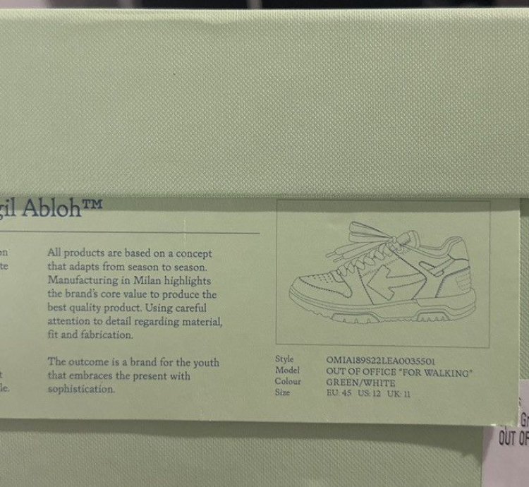 Off White Out Of Office Sneaker - Men