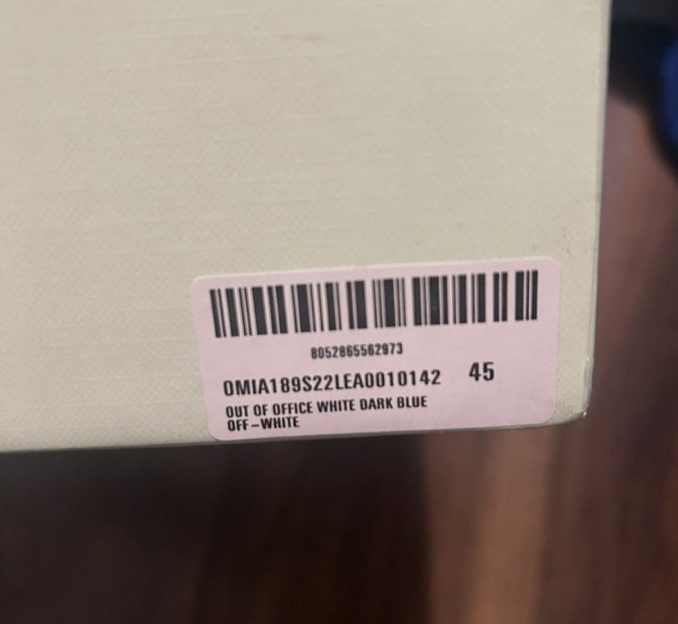 Off White Out Of Office Sneaker Navy