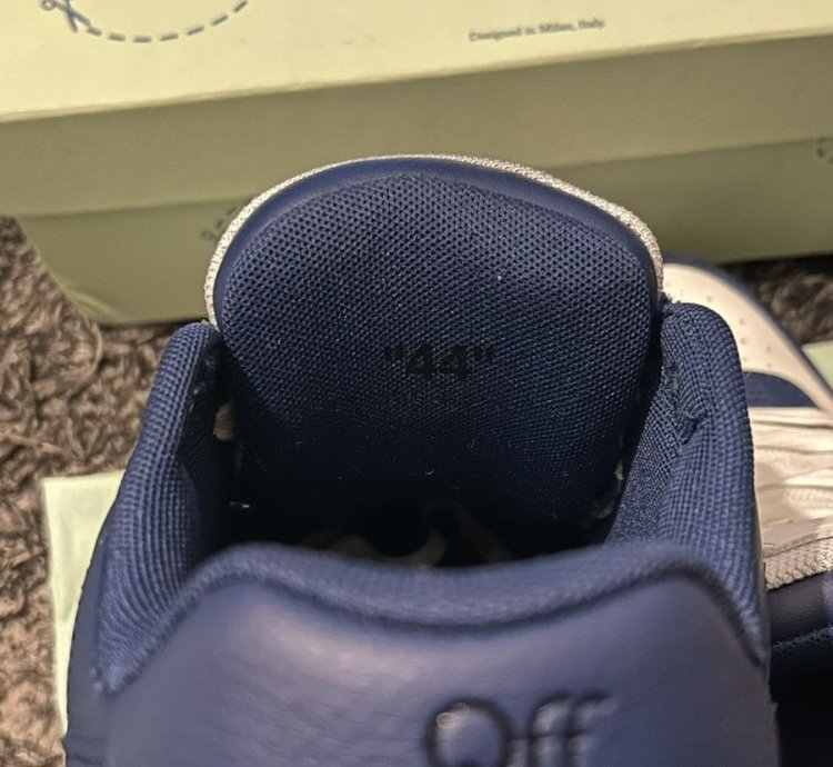 Off White Out Of Office Sneaker Navy