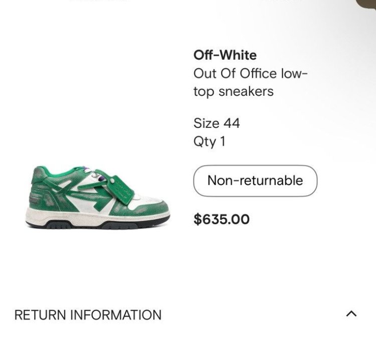 Off White Out Of Office Sneakers