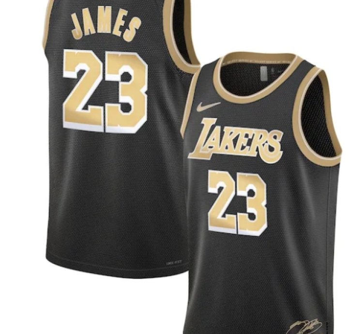 Lebron James Los Angeles Lakers Nike Unisex Select Series Swingman Jersey Black
