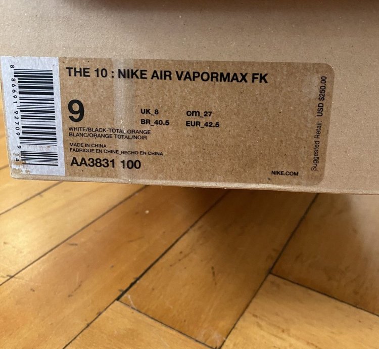 Off White Vapor Max