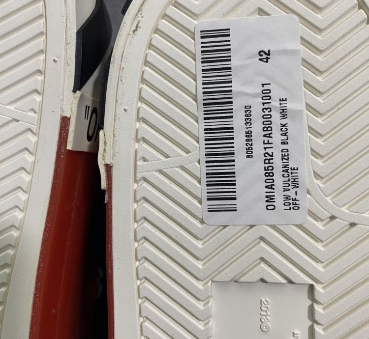 Off White Vulcanized Low Top Sneakers