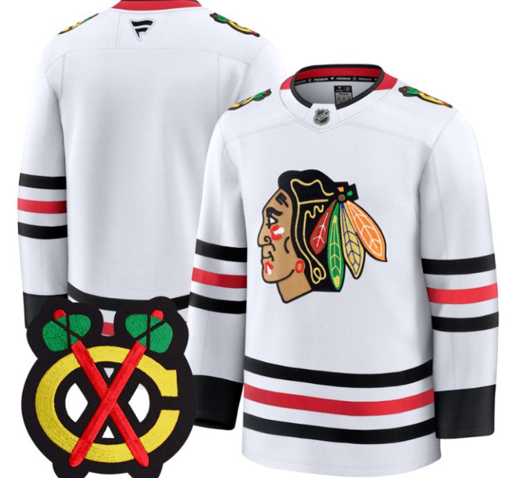 Bobby Team Jersey Chicago Blackhawks Premium All Stitched White