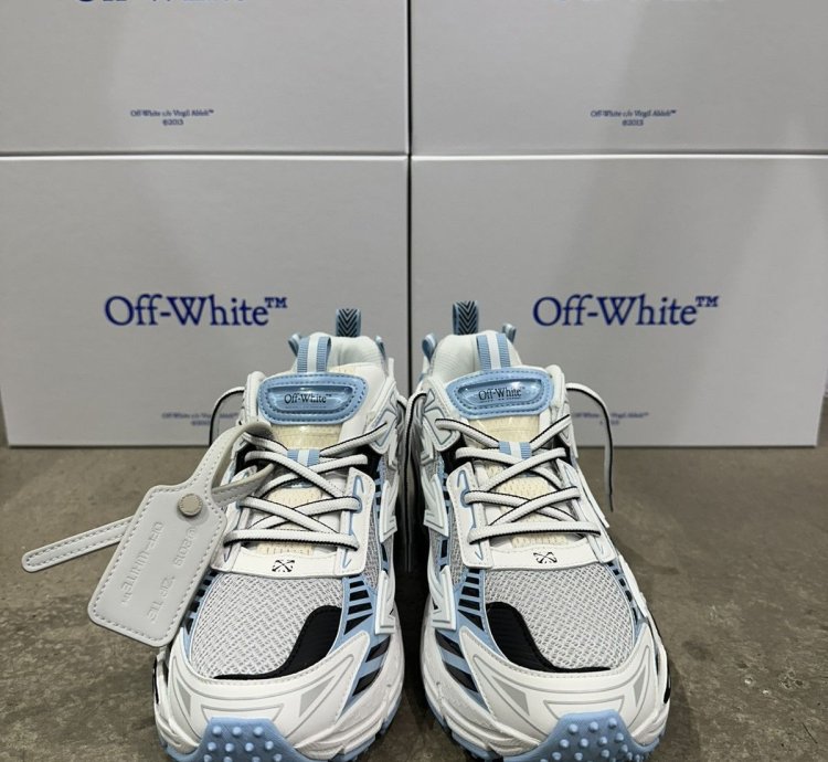 Off-white - Be Right Back Sneakers White Light Blue