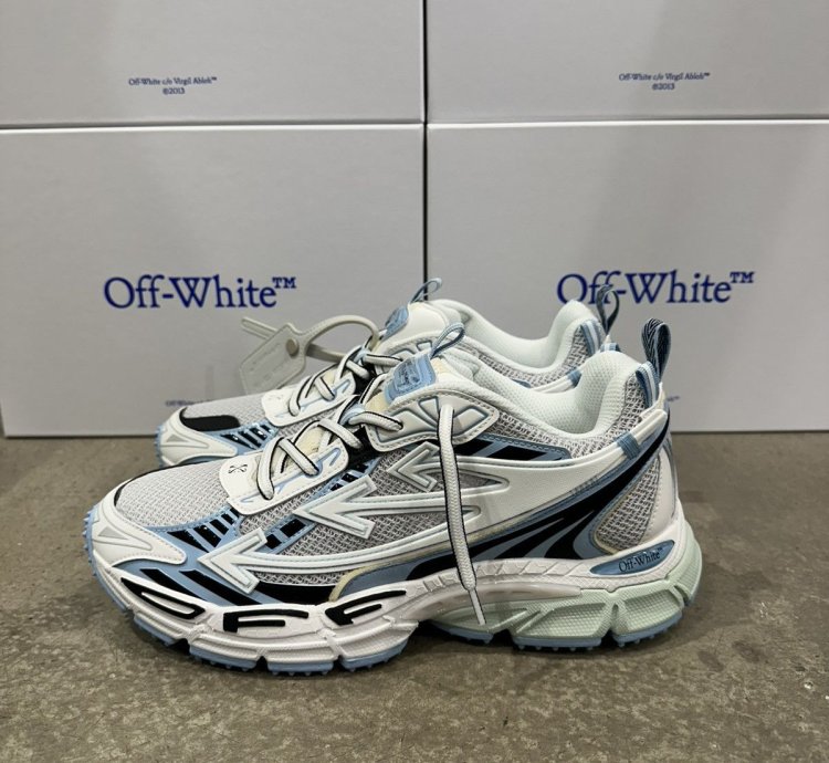 Off-white - Be Right Back Sneakers White Light Blue