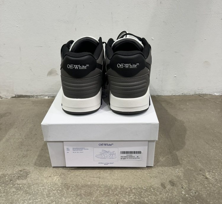 Off-white - Out Of Office Dark Grey Black Sneakers